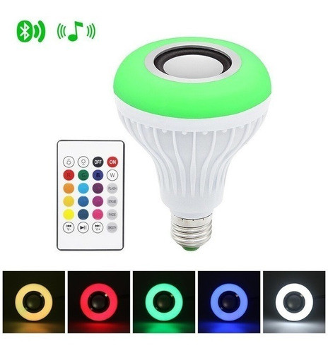Lampara Led Parlante Bluetooth Música Luces Colores Rgb 1