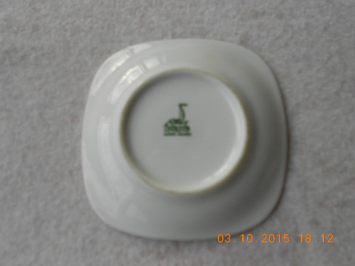 Plato Con Escudo Distrito Militar  Bahia Blanca 1