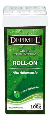 Depimiel Cera Depilatoria Roll On Alta Adherencia Aloe X3 1