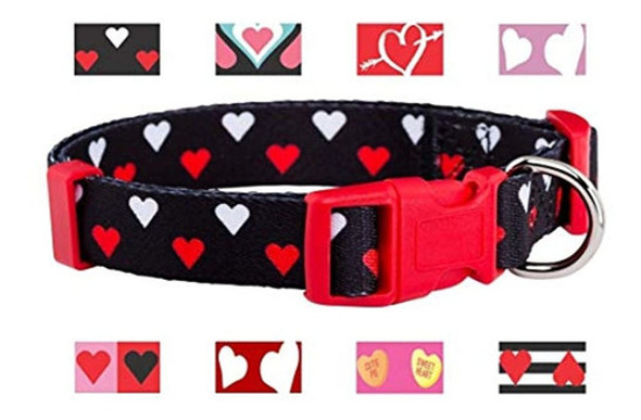 Collar De Perro De Corazon De Dia De San Valentin Cachorr 0