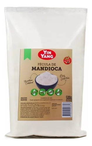 Fecula De Mandioca Yin Yang X 500gr Sin Tacc 6u 0