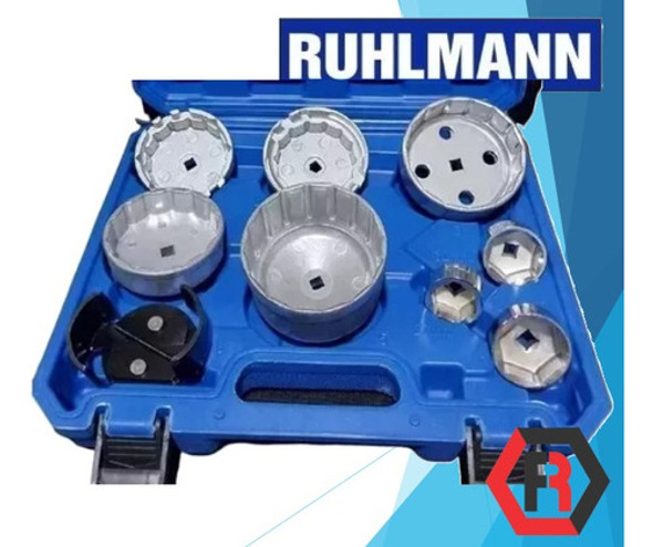 Juego Sacafiltros Aceite Toyota Audi Y Otros 9pzas Ruhlmann 1