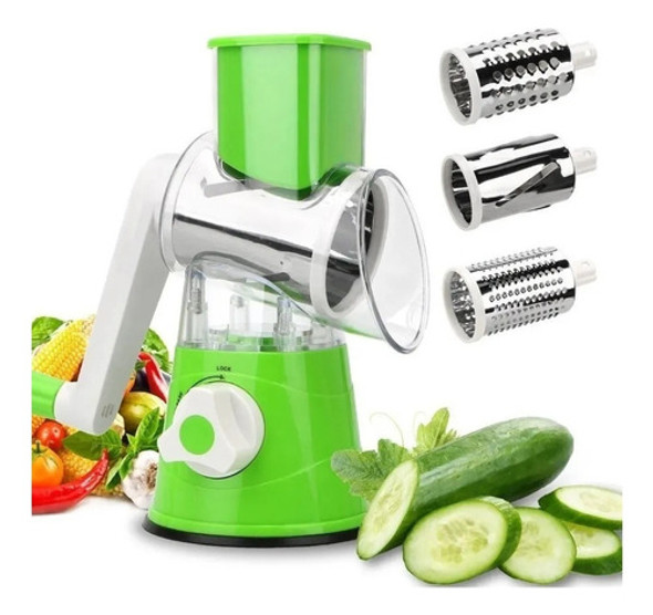 Rallador Rebanador Rápido Y Seguro Triturador Giratorio 1 Rallador Rebanador Rápido Y Seguro Triturador Giratorio 1