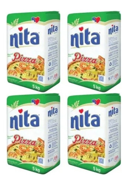 Kit C/4 Farinha De Trigo Para Pizza 5kg - Nita 0 Kit C/4 Farinha De Trigo Para Pizza 5kg - Nita 0