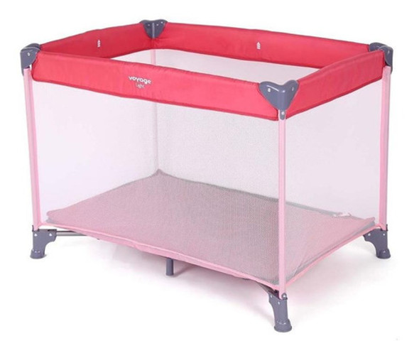 Berço Portátil Light 0 À 15 Kg - Rosa - Voyage 0