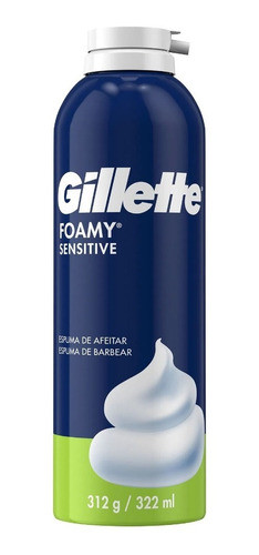 Espuma De Afeitar Gillette Foamy Sensitive 312gr 0