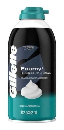 Espuma De Afeitar Gillette Foamy Sensitive 312gr 1