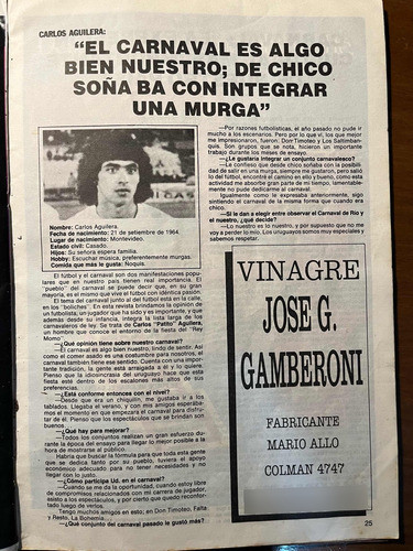 Libreto Y Revista De Parodistas Caras Y Caretas - Año 1987 1