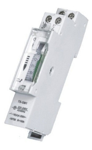 Timer Electrico Mecanico Para Riel Din Abra-sol 1
