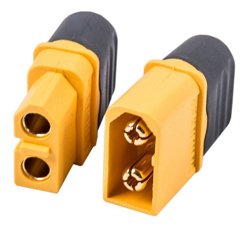 Conector Xt60 Fichas Xt60h Con Funda - Par Macho Y Hembra 0