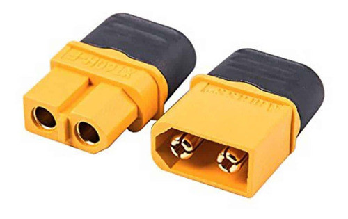 Conector Xt60 Fichas Xt60h Con Funda - Par Macho Y Hembra 1