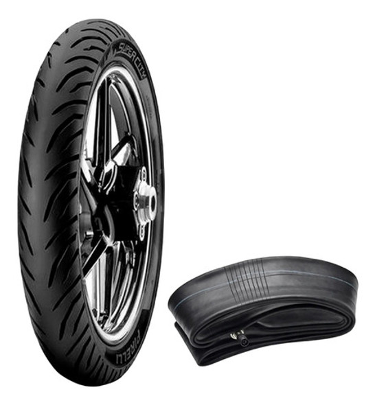 Cubierta Pirelli 90/90-18 Super City +camara .-------------- 0