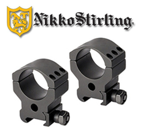 Anillas Montaje Nikko Stirling Tac-loc 30mm Altas Weaver 1