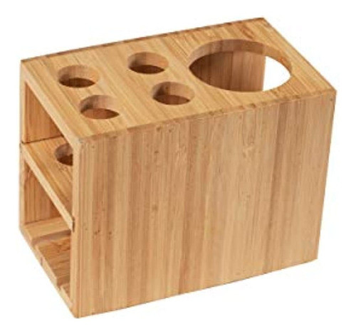 Soporte Para Cepillos De Dientes Bamboo Naturals, Hecho De B 0