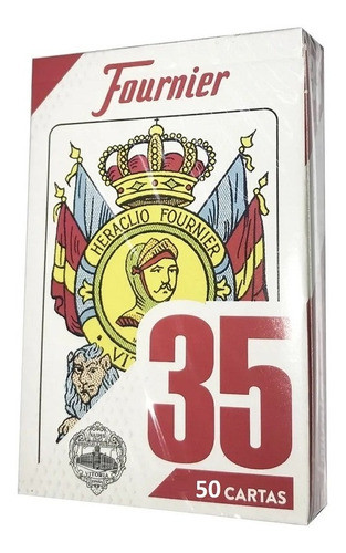 Naipes Españolas Fournier 35 Rojo. Horus. 0