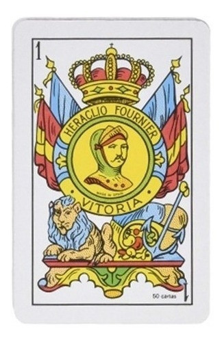 Naipes Españolas Fournier 35 Rojo. Horus. 1