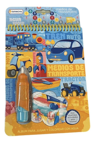 Libro Agua Wow Tapimovil - Medios De Transporte 0