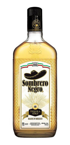 Tequila Sombrero Negro Gold 750ml/ Temperatura Ambiente 0