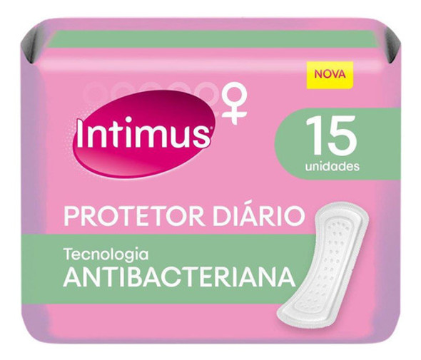 Intimus Protetor Diário Antibacteriana Com 15 Unidades 0 Intimus Protetor Diário Antibacteriana Com 15 Unidades 0