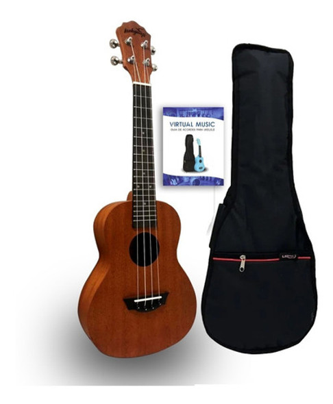 Ukelele Concierto De Estudio Madera Colores Funda 0