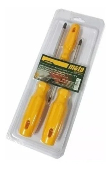 Destornillador Juego 3 Piezas Phillips Mota 0