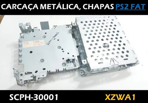 Carcaça Metálica, Chapas Ps2 Fat Scph-30001 - Xzwa1 0