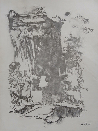 Orlando Pierri - Litografia Original - 40 X 30 0