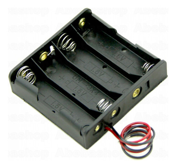 Portapilas 4x Aa 1 X 4 Bateria Holder Recargable 0