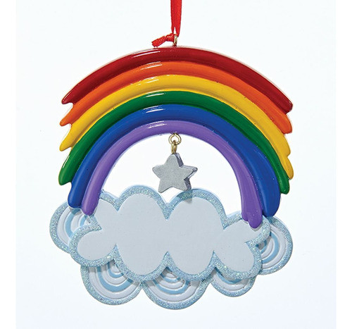 Kurt Adler Arco Iris De Navidad Ornamento 0