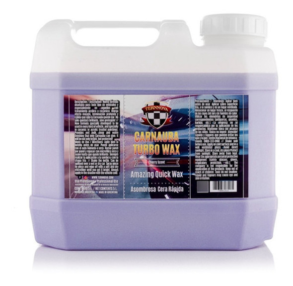 Carnauba Turbo Wax 5 Litros - Ternnova Cera Rápida Liquida 1