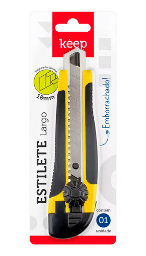 Trincheta Ancha Metálica 18mm Keep Ei172 0