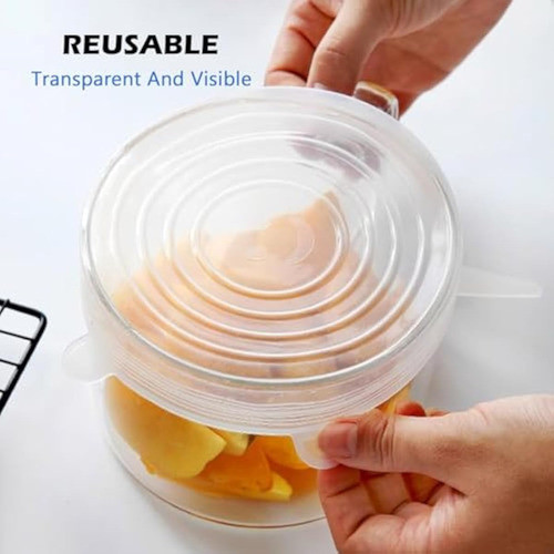 Medsuo 6 Tapas Elásticas De Silicona Para 1