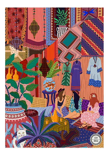 Rompecabezas 1000 Piezas - Marruecos - Coty Borio 0