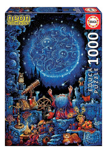 Puzzle Educa X 1000 Neon Fluorecent El Astrologo Cod 18003 0