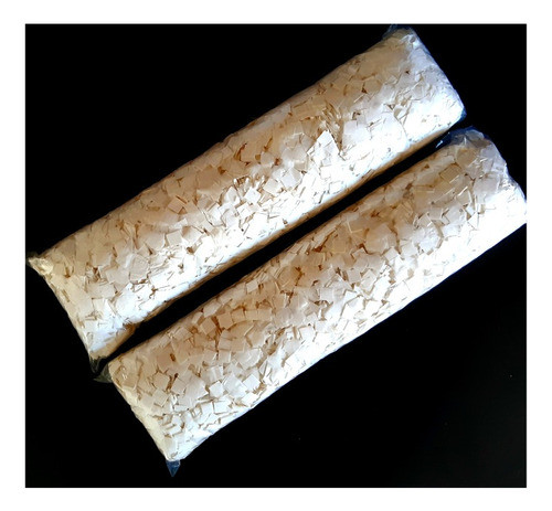 Confetes Mini Picadinho Branco Seda 1kg. 0
