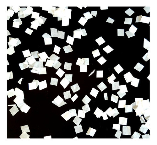 Confetes Mini Picadinho Branco Seda 1kg. 1