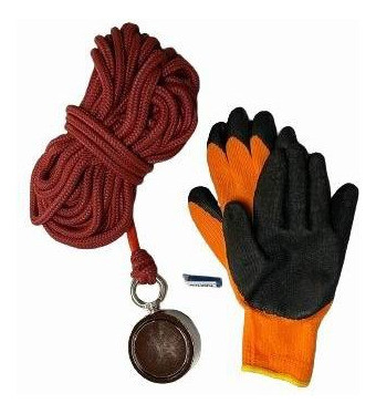 Kit Pesca Magnética Imán Neodimio Doble Arrastre  60mm/120kg 1