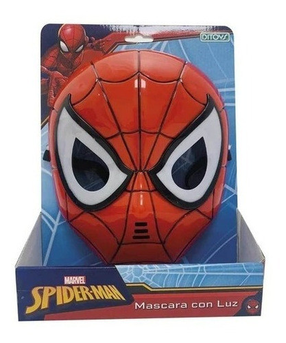 Mascara Spiderman Con Luz Spiderman Juguete Ditoys 2488 0