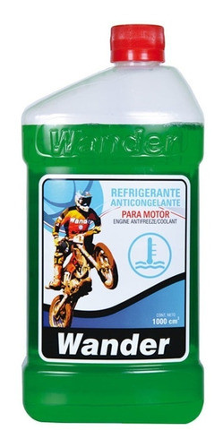 Liquido Refrigerante Motos Wander 1 Litro Anticongelante 0
