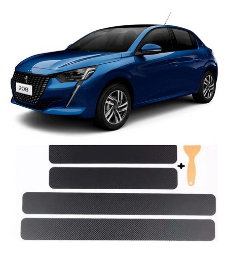Accesorio Tuning Cubre Zócalos Carbono Paugeot 208 2015 0