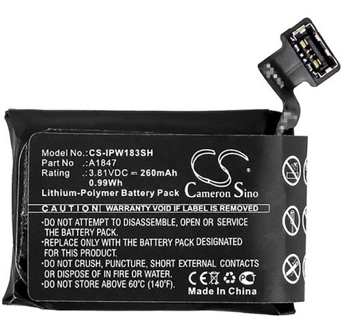 Bateria P/ Apple Watch 3 38mm 260mah 183sh + Envio 0