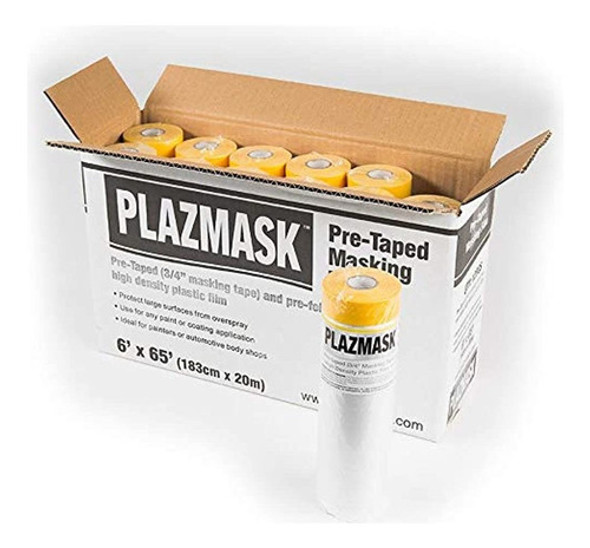 Pelicula De Enmascarar Pregrabada Plazmask, 6 Pies X 65 Pie 0