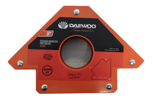 Escuadra Magnética Para Soldar Daewoo 5 Pulgadas Acero A3 1