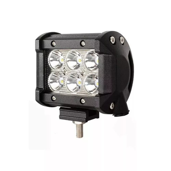 Faro Auxiliar De 6 Led 18w 12v-24v Moto 4x4 0