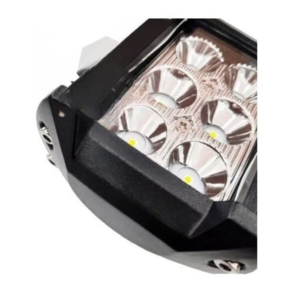 Faro Auxiliar De 6 Led 18w 12v-24v Moto 4x4 1