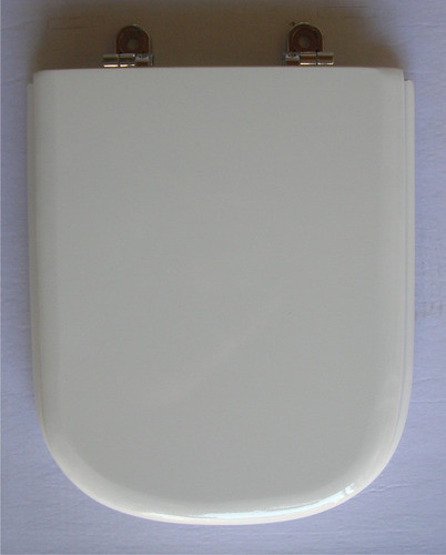 Tapa Asiento Inodoro The Gap Encapsulado Blanco H.cromo 1