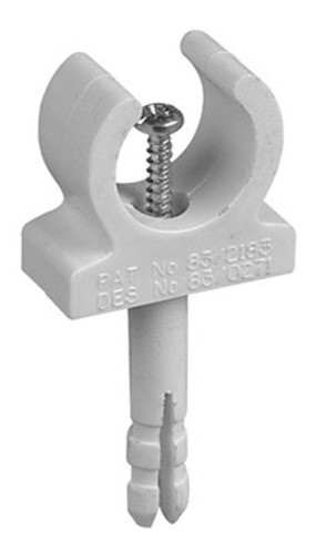Grampa Para Caño 1 - 32mm Con Tornillo Y Tarugo 0