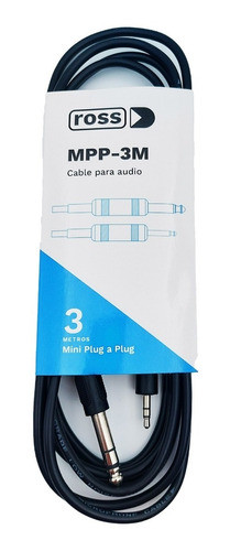 Cable Mini Plug 3.5mm A Plug 6.5mm Ross Mpp-3m - 3 Metros 0