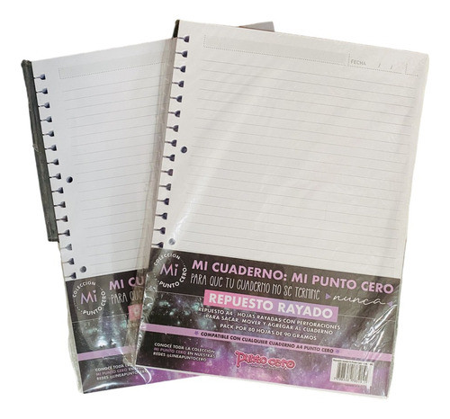 Repuesto Para Cuaderno Inteligente Punto Cero A4 0