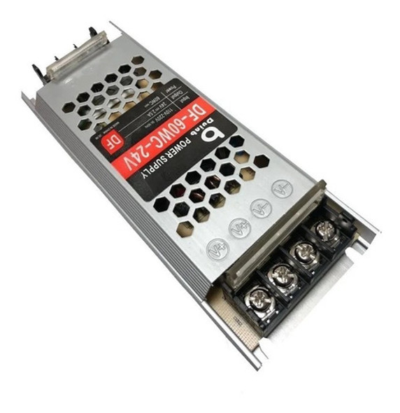 Fonte Estabilizadora Chaveada Slim 24v 2.5a Bivolt 60w 1